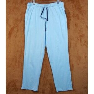 CLUB ROOM Pajama Pants Mens XL Blue Straight Leg Drawstring Modal Blend